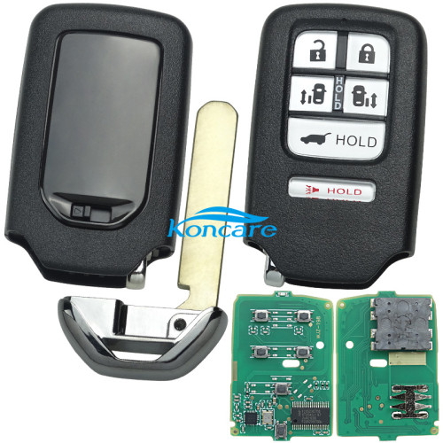Smart Key Odyssey 6 Button remote key 313.8MHz ID47 chip Fcc:KR5V1X Odyssey 2014-2017