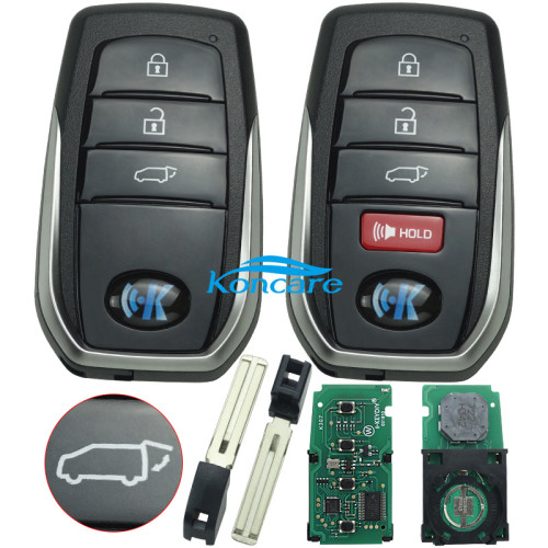 KEYDIY TDB01 KD Smart Key Universal Remote Control With Toyota 4D chip ,please choose the key shell
