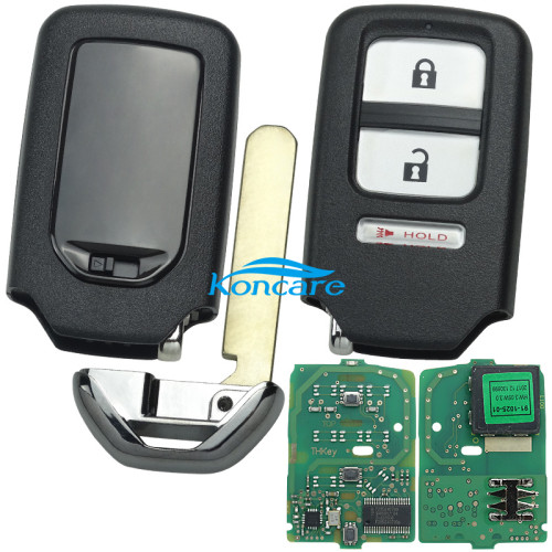 HR-V Fit 2+1 button Remote Control key 47 Chip 313.8MHz FCC ID:KR5V1X A2C80084900