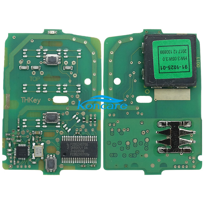 HR-V Fit 2+1 button Remote Control key 47 Chip 313.8MHz FCC ID:KR5V1X A2C80084900