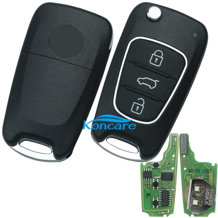 XHORSE XNHYO2EN for Hyundai Separate” Type 3 Buttons Universal Wired Remote key