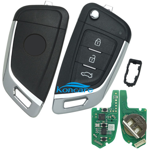 Xhorse Universal 3 Buttons Wire Remote Car Key English Version XKKF03EN