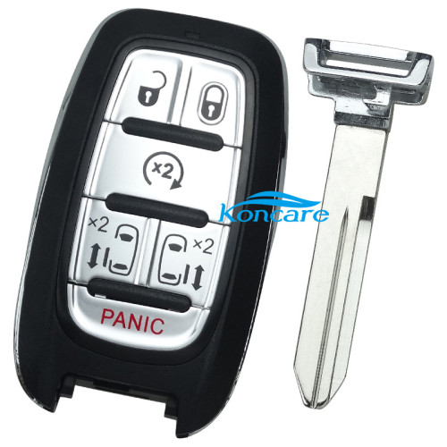 For Chrysler 5+1 button key shell with key blade