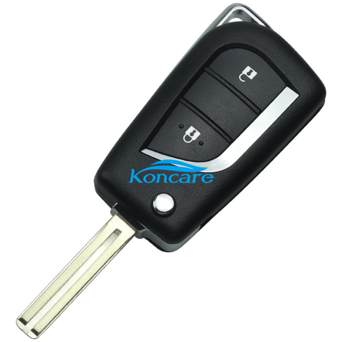 2 button flip remote key shell with Toy48 blade