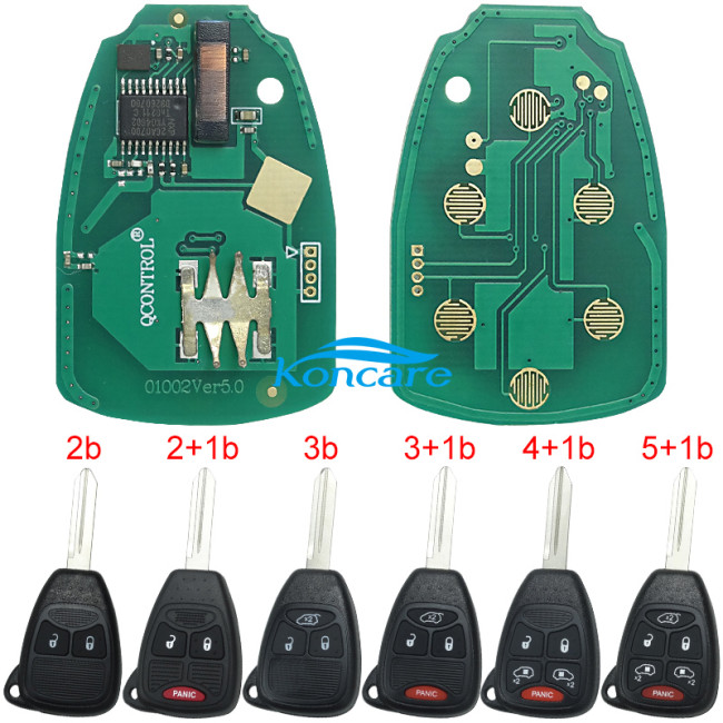 For Chrysler remote key 46 Chip OHT692427AA 315Mhz