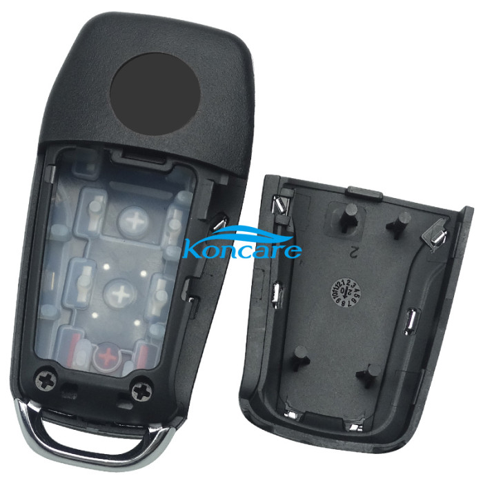 Xhorse VVDI Key Tool VVDI2 Flip Remote Key 3+1 Buttons Ford Type with Super Transponder XNFO01EN