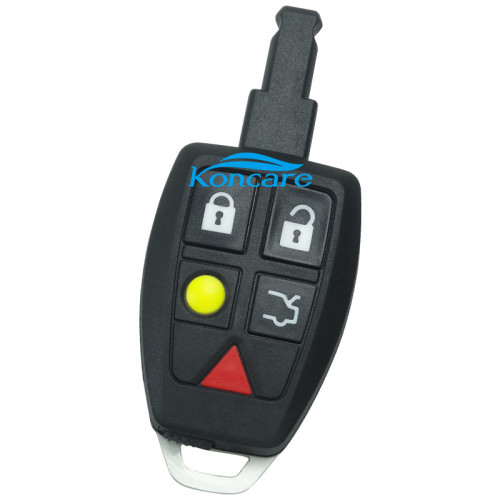 For Volvo 5 button remote key shell with key blade