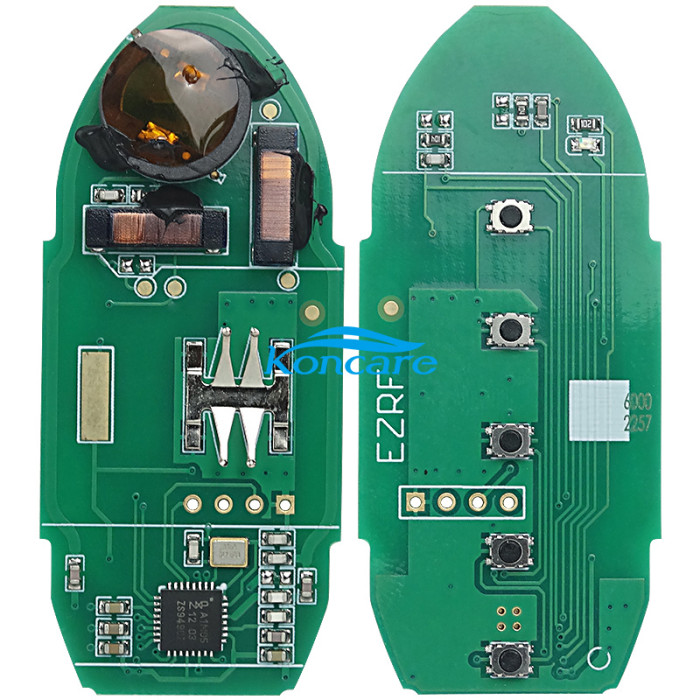 For Keyless 4+1 button remote key with 433mhz