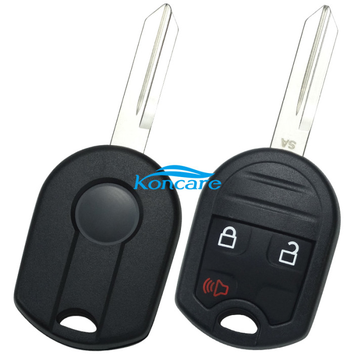 For Ford 3 button remote key with 315mhz/434mhz without chip
