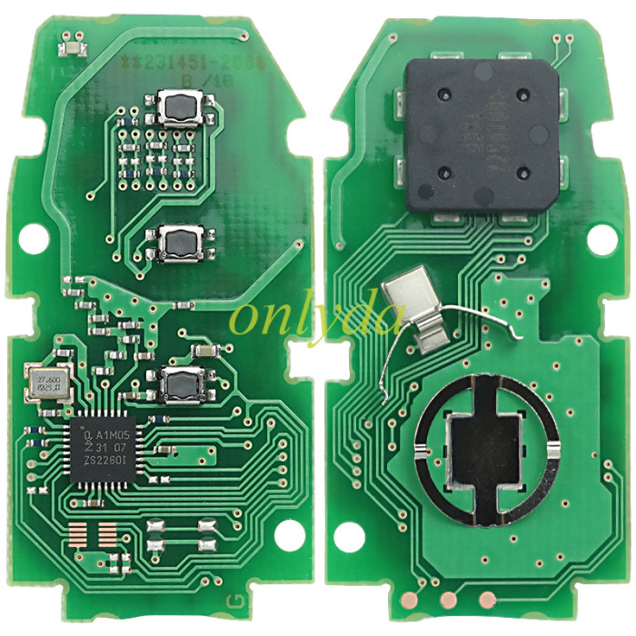 original for Toyota CH-R 3 button remote with Toyota 434mhz AES 4A chip 231451-2000 Hybrid version