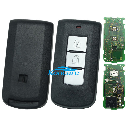 Original Mitsubishi 3 button keyless smart remote key with 434mhz & PCF7952 chip ID 47 CHIP GHR-M013