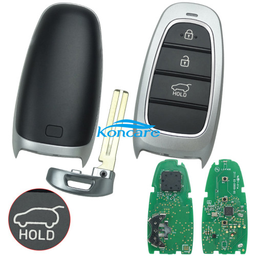 Original Hyundai Tucson 2022 smart key 3 buttons 433mhz 47chip 95440-N9020 original PCB+ aftermarket shell