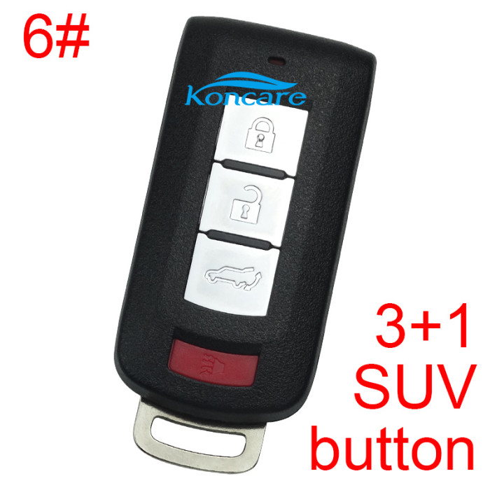 For Mitsubishi 2/2+1/3/3+1 button remote key shell (please choose logo and button )