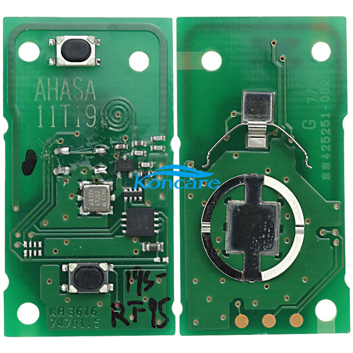 For Toyota remote 2/3 button 8A chip ,with 434mhz ,original PCB+Aftermarket shell , pls choose button