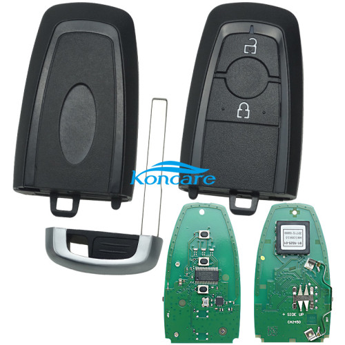 For Ford keyless 2 button remote key with 434mhz ID49 chip CMIIT ID： 2016DJ2196 Type:A2C93142100 A2C93141502 HC3T-15K601-DB A2C93141501