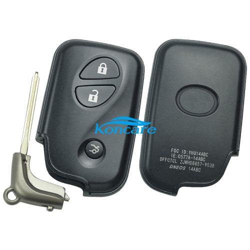 For Lexus 3 button remote key shell