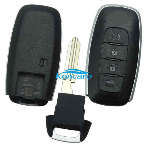 For Nissan X-trail 2023 Genuine Smart Key Remote 4 Buttons 433MHz 285E3-7LA6A