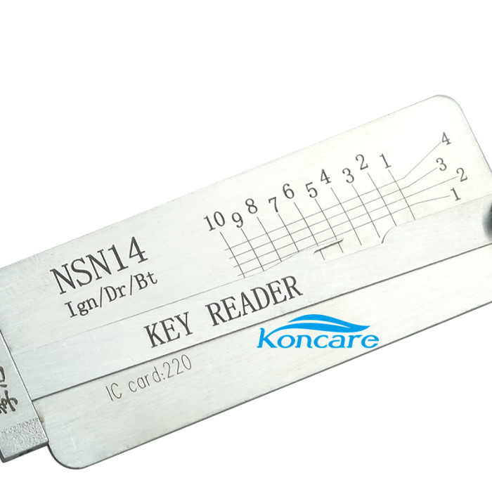 NSN14 Ign/Dr/Rt key reader locksmith tools used for Nissan motorcycle
