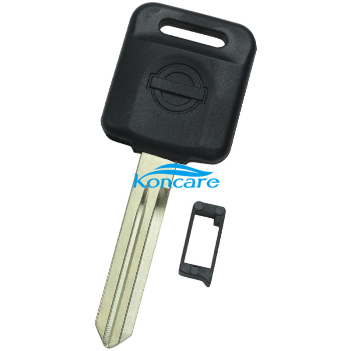For NISSAN transponder Key blank, can put TPX long chip and Carbon chip with logo
