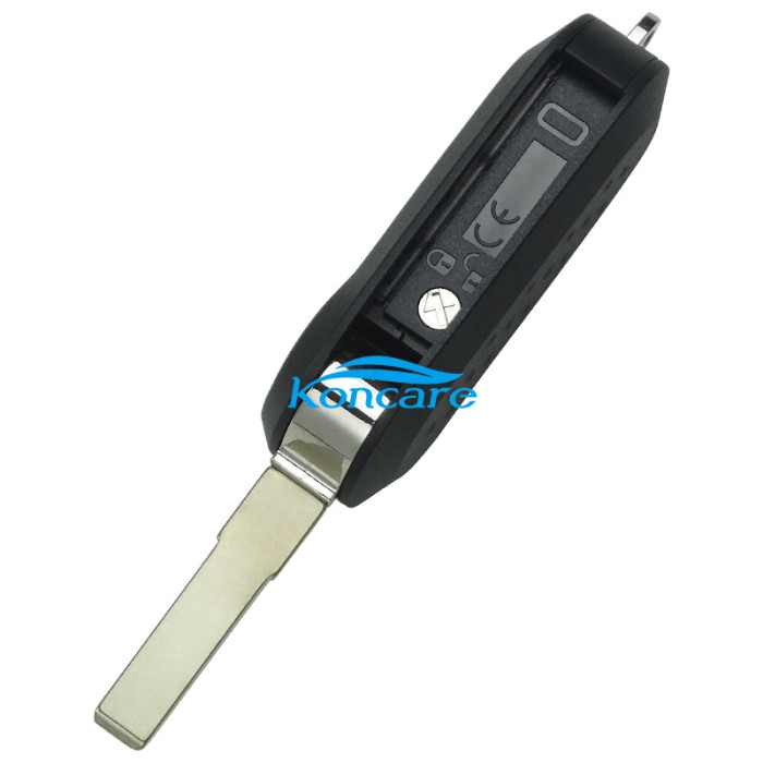 3 button remote key blank with Sip22 blade black color, The logo position is bright