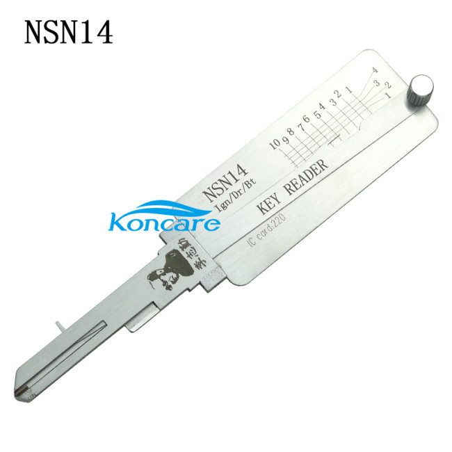 NSN14 Ign/Dr/Rt key reader locksmith tools used for Nissan motorcycle
