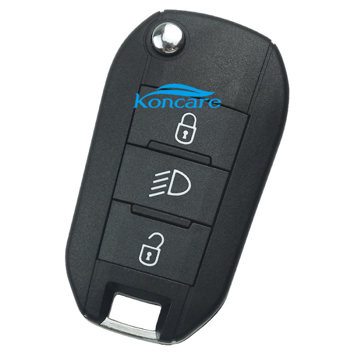 For peugeot 508 3 button remote key with 434MHZ with 46 chip