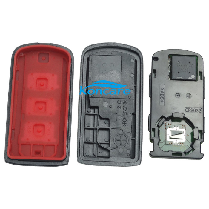 Original Dodge 3 button keyless smart remote key with 434mhz & PCF7952 chip ID 47 CHIP GHR-M013