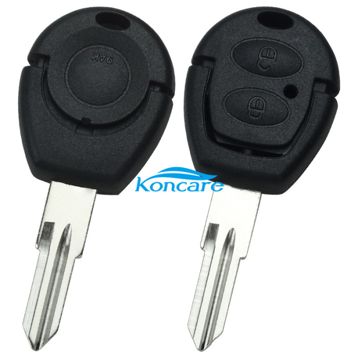 For Chery transponder key blank with blade with badge
