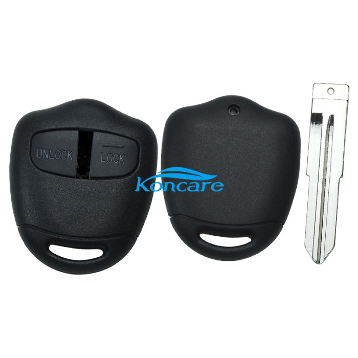 For Mitsubish 2 button remote key blank with right blade