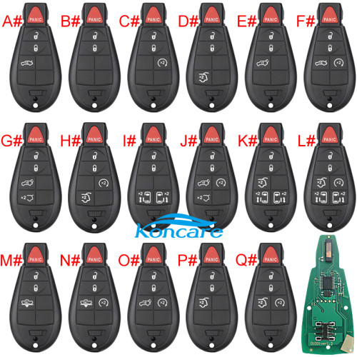 For remote key with PCF7941chip-315mhz iyzc01c and M3N5WY72XX , totally 11 model key shell, you please choose which shell you need?