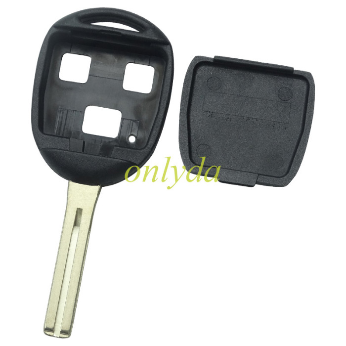 For Stronger Toyota upgrade 3 button key shell with TOY48-SH3 blade with badge