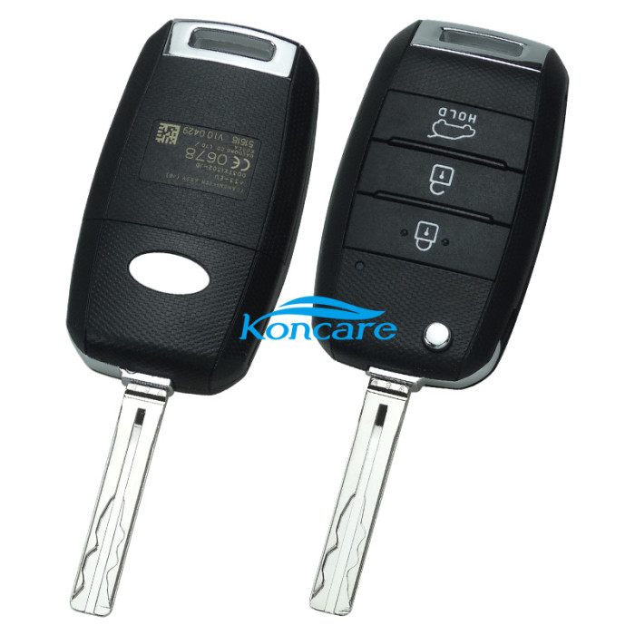 Genuine 3 Button Remote Key Fob For Kia Ceed/pro Ceed (2013 - 2015) 95430A2100 Manufacturer Part Number: 95430-A2100 Transponder: Texas Crypto - ID60 (80 Bit) Frequency: 433 Mhz Battery Type: CR2032 Key Blade: Not Included