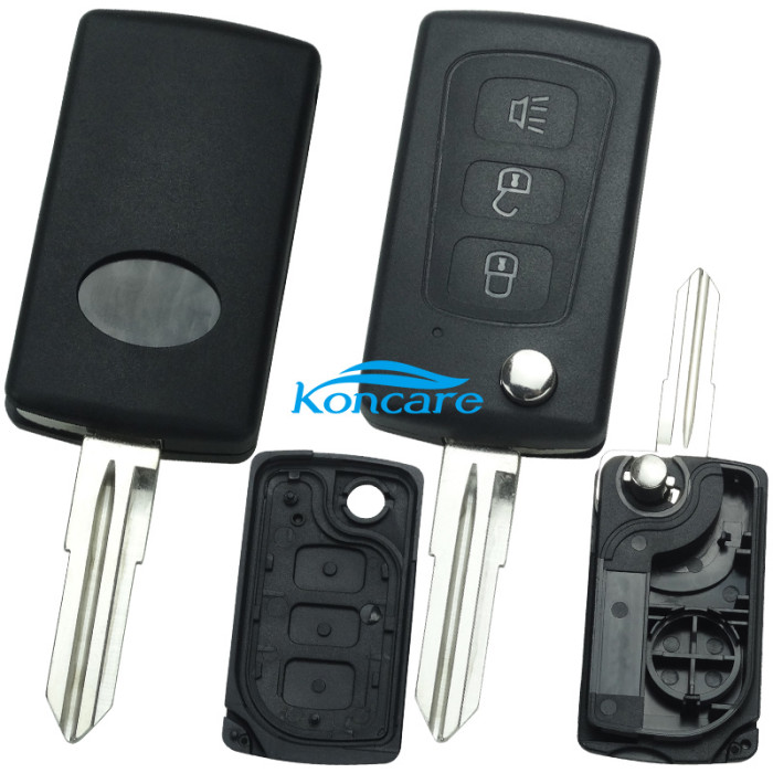 Great Wall 3 button remote key shell with battery clamp