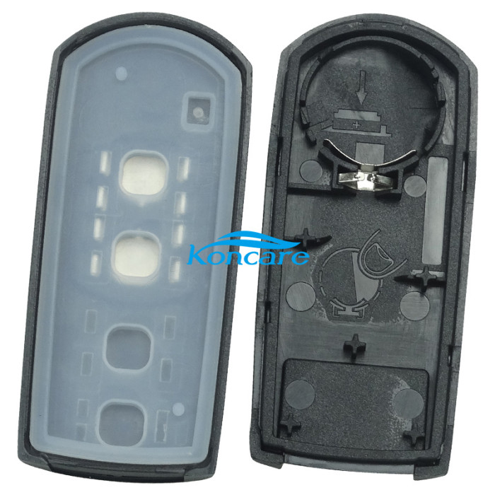 For Mazda 3+1 button remote key blank with emmergency blade