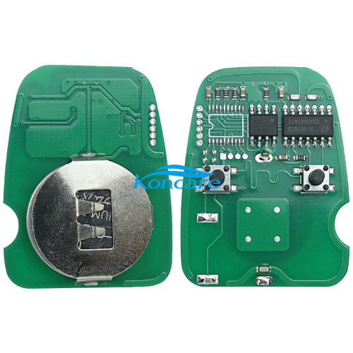 For LandRover Rover MG Nissan 2 button remote key with 433.92 MHz ASK P/N:3TXB 53872752F