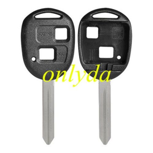 For Stronger Toyota 2 button key shell with TOY47-SH2 blade
