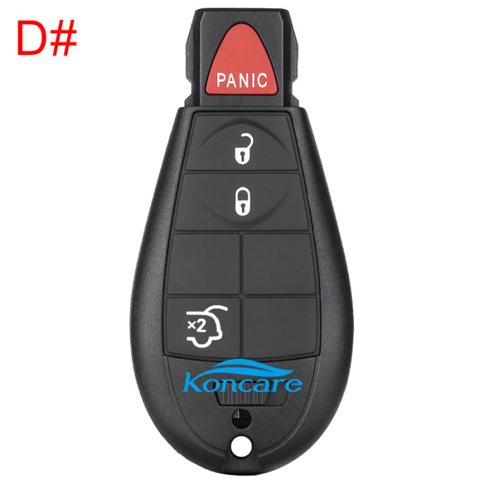For Chrysler remote key PCF7941chip- 433.92mhz iyzc01c M3N5WY72XX, 11models key shell, please choose.