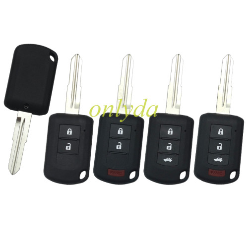 For Stronger Mitsubishi upgrade remote key blank with 2/2+1/3/3+1 button