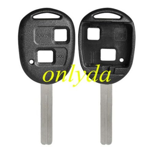 For Stronger Toyota 2 button key shell with TOY48-SH2 blade