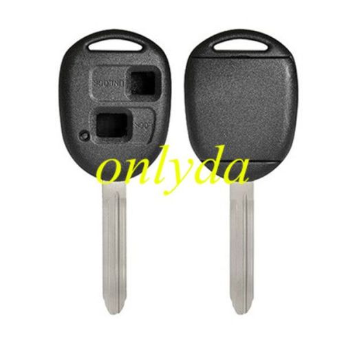For Stronger 2 button key shell with TOY43-SH2 blade（ flat back cover , no logo place）