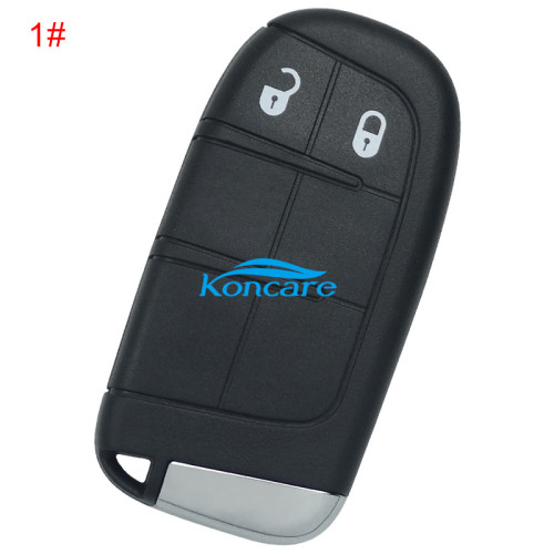 For Fiat remtoe key blank with logo , pls choose button