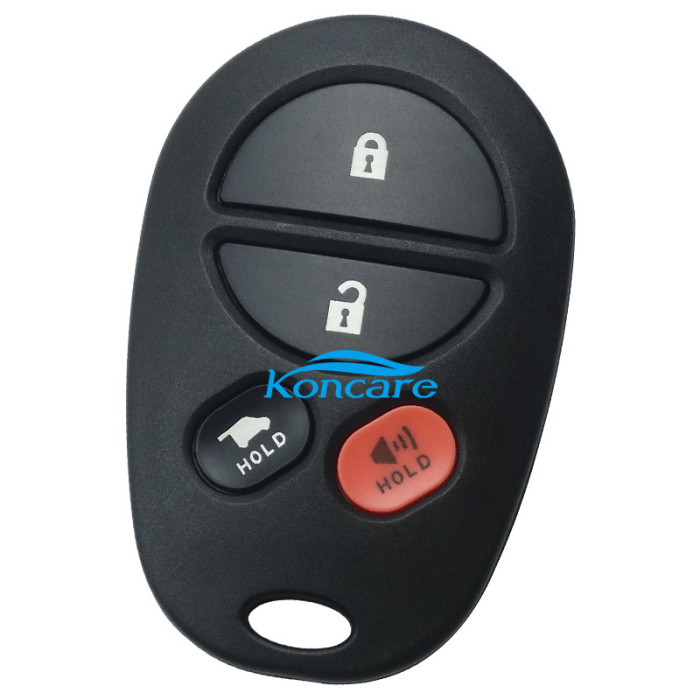 For toyota 4 button remote with 315mhz