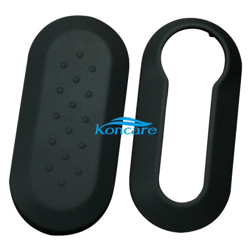 For fiat key shell part black