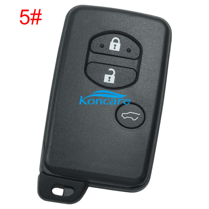 For Toyota button remote key shell (round button