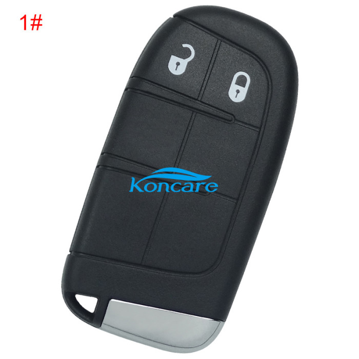 For Chrysler Cherokee keyless remote key with 434mhz with PCF7945/7953 HITAG2 chip with 2/2+1/3/3+1/4+1 button key shell , please choose