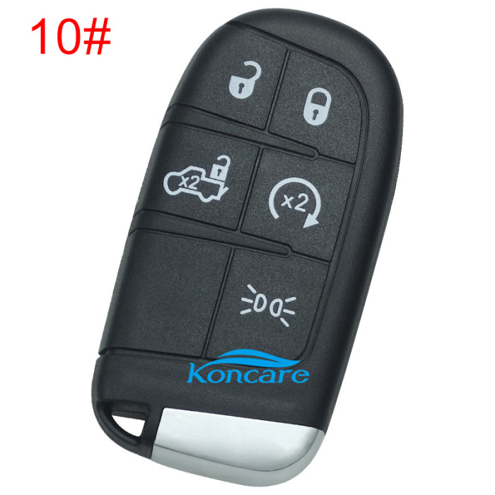 For Chrysler button remote key shell with blade,the key pad can't remove