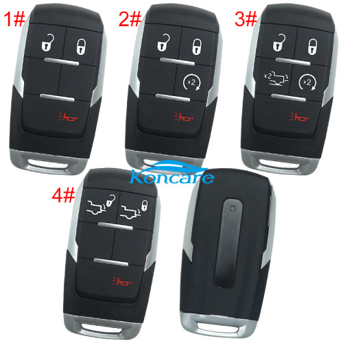 For Chrysler button key shell with key blade without light