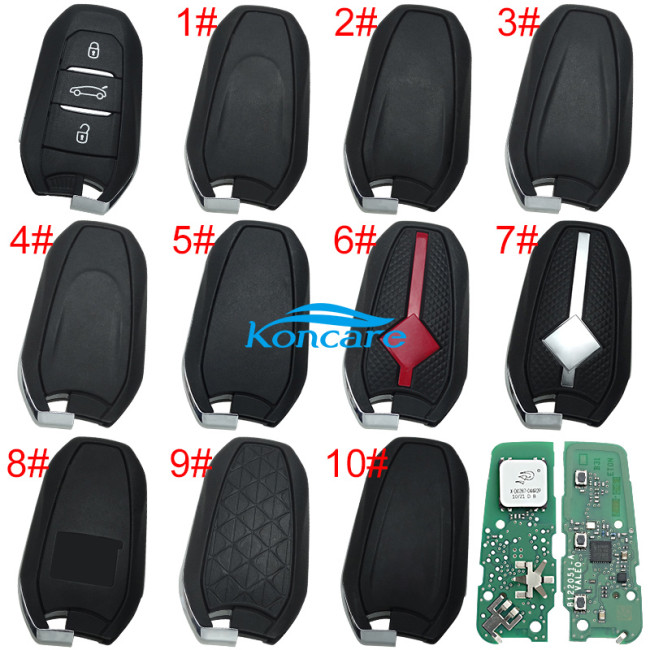 90% new Original 3 button remote key with trunk button with 434MHZ with 4A chip , pls choose badge