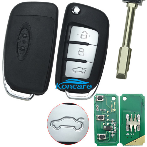 For 3 Button Flip Remote Key with433mhz / 315mhz