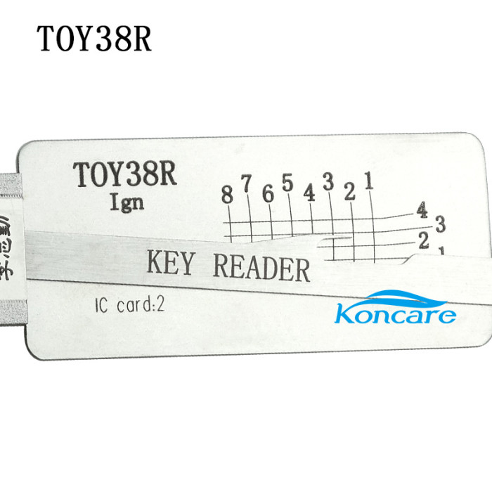 TOY38R Key reader locksmith tools